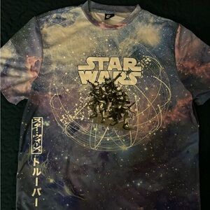 Star Wars Mens Visions Galaxy Graphic Tee Size XL